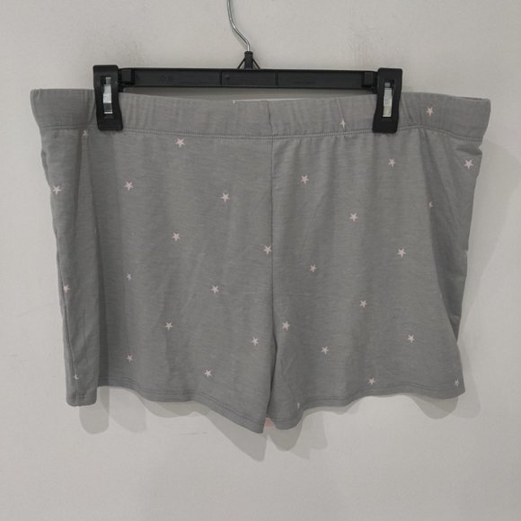 NWoT Felina Women's Soft Stretch Drawstring Sleep Shorts Gray Size L $35 EE210 - Picture 2 of 2